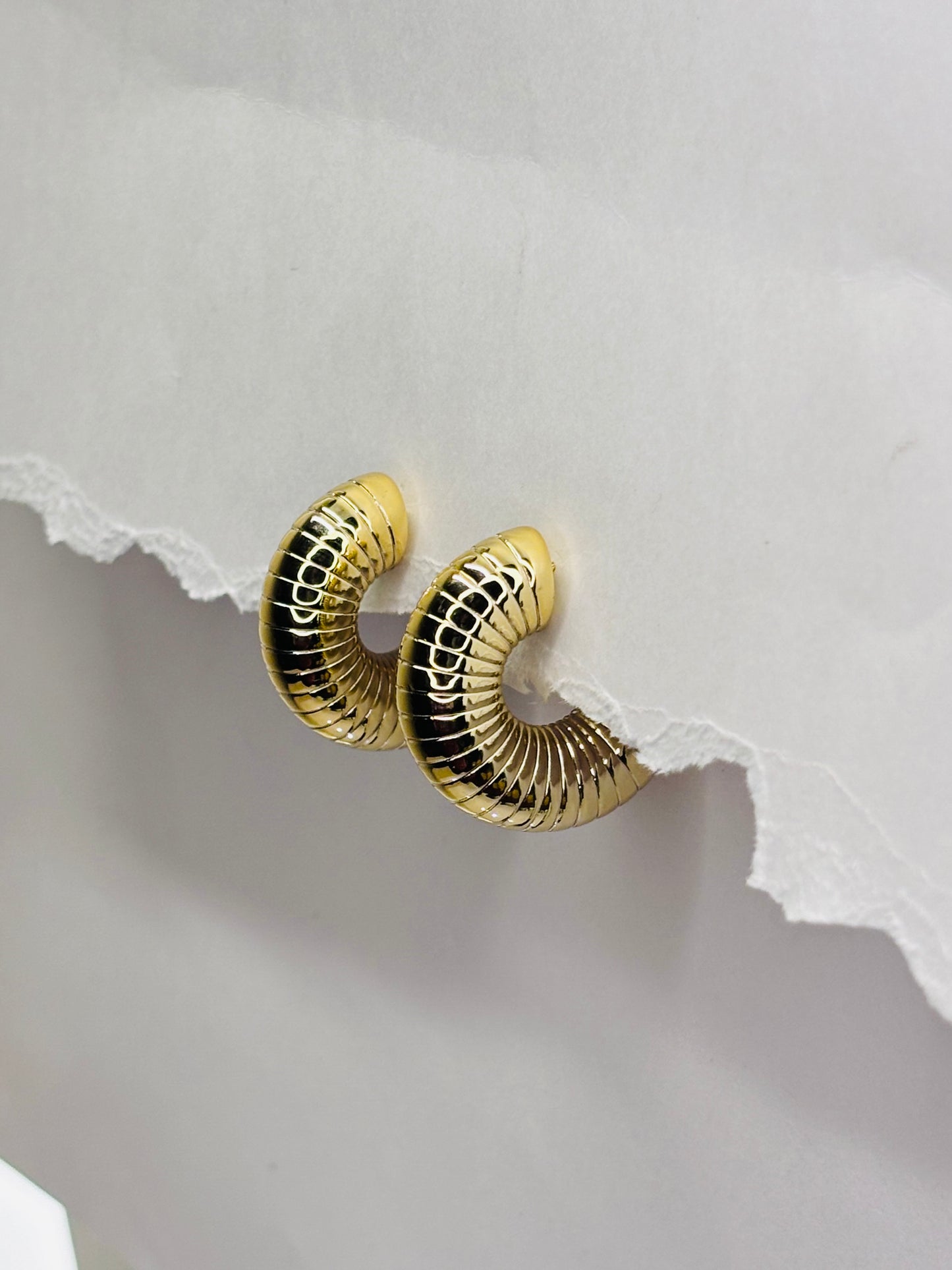 Half circle earring