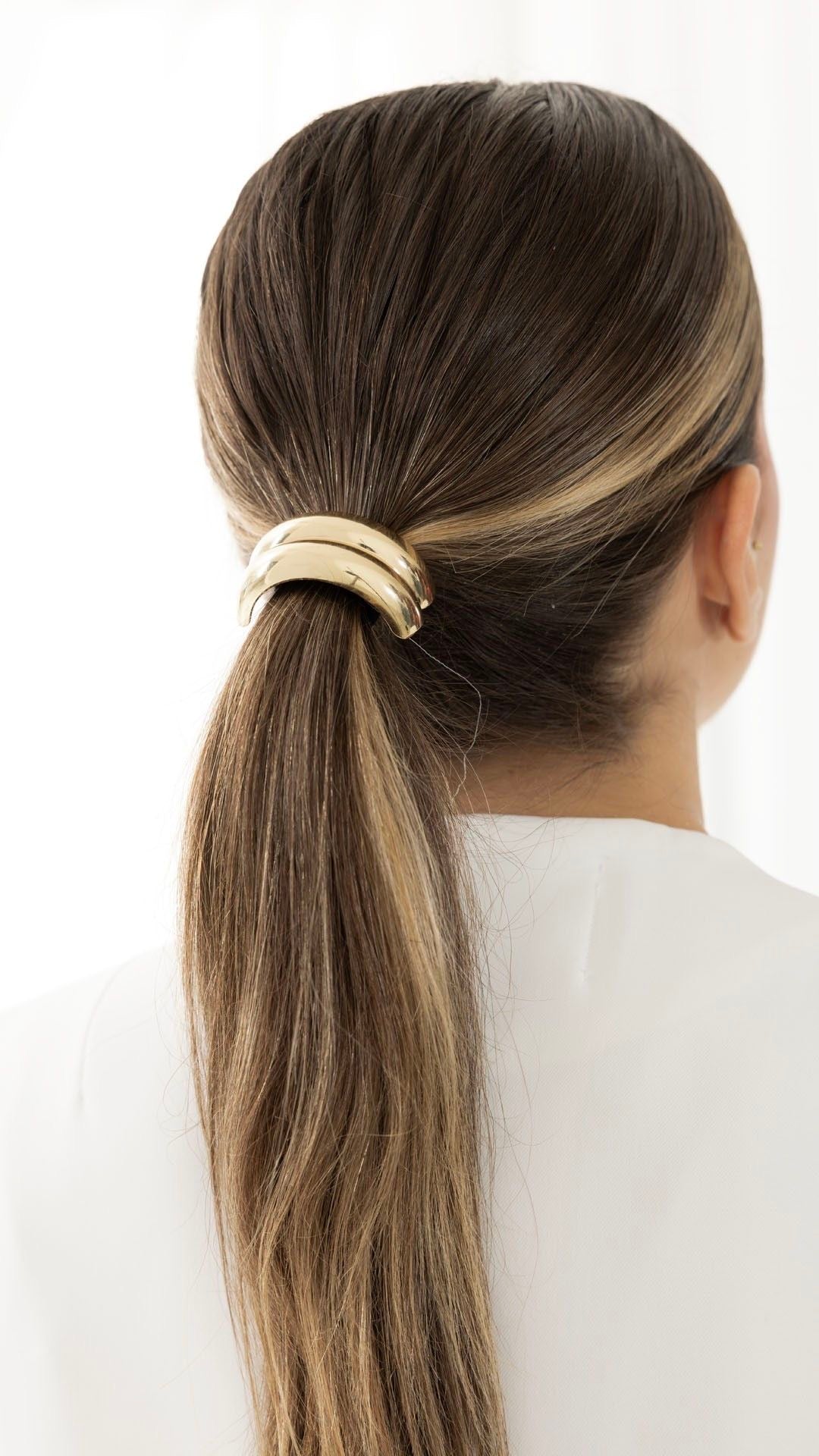 Metal Hair Rubber bands set of 3