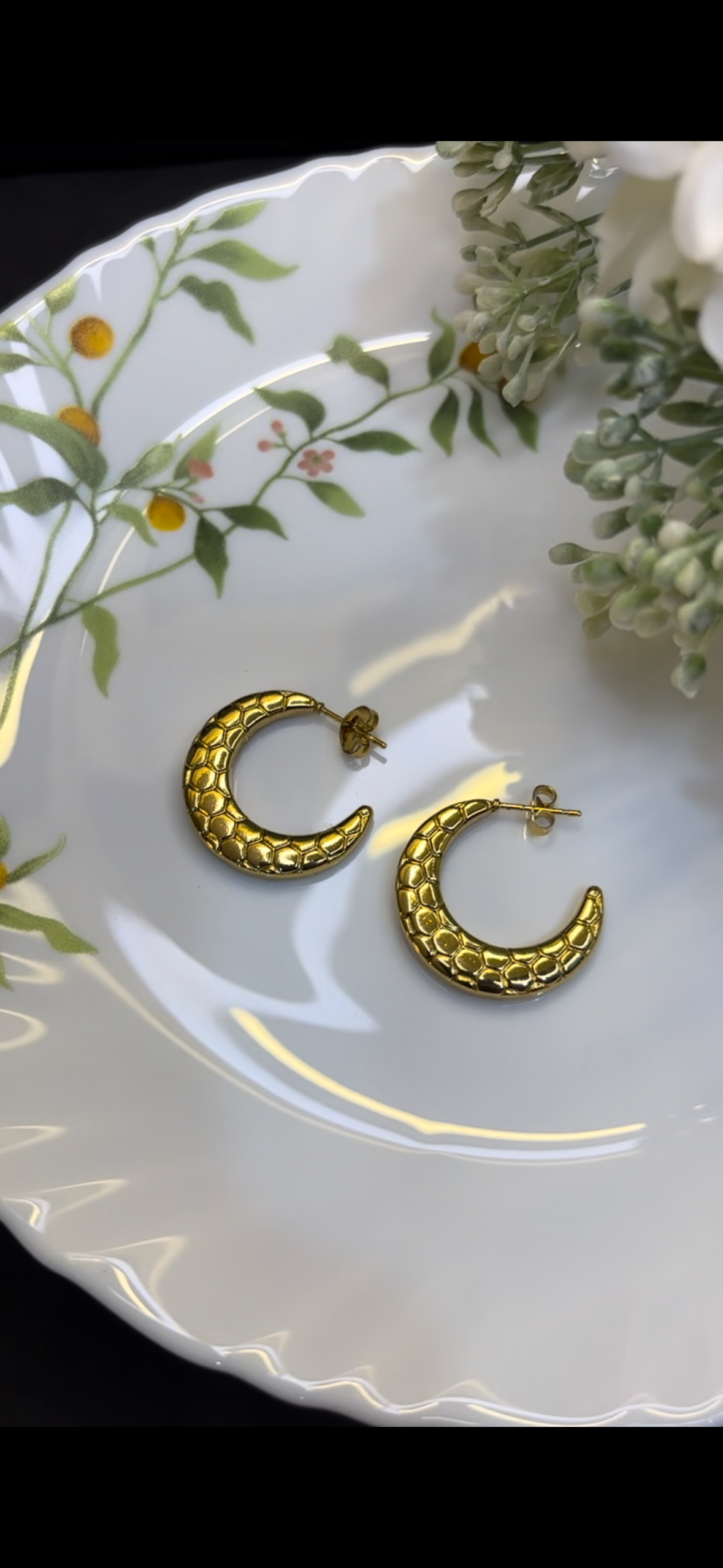 Moon Shape Earring