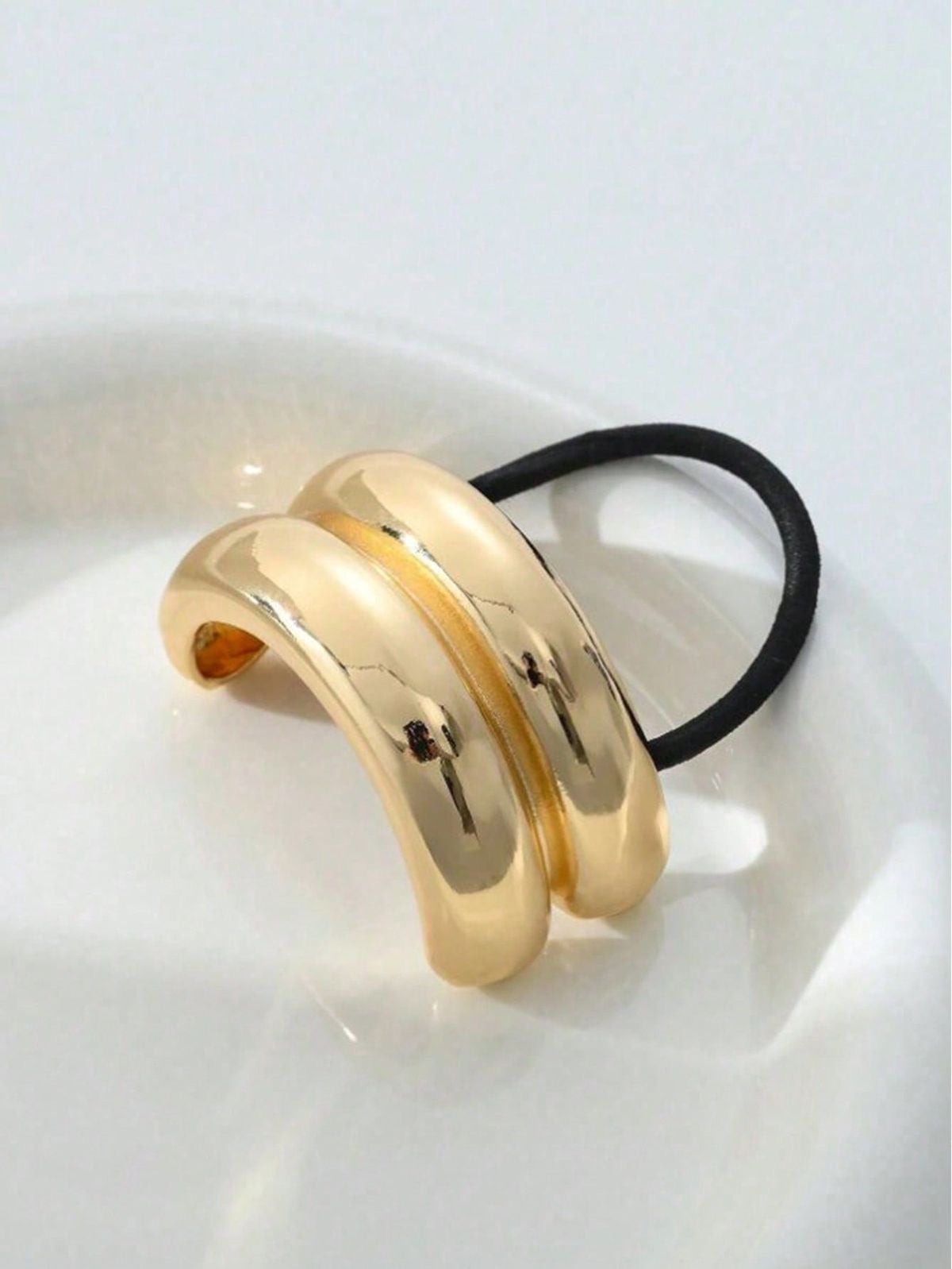 Metal Hair Rubber bands set of 3