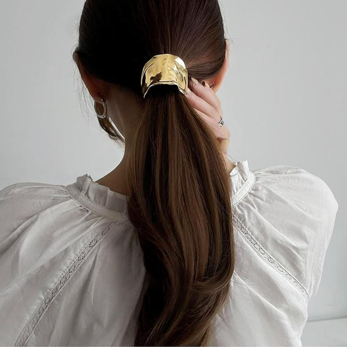 Metal Hair Rubber bands set of 3