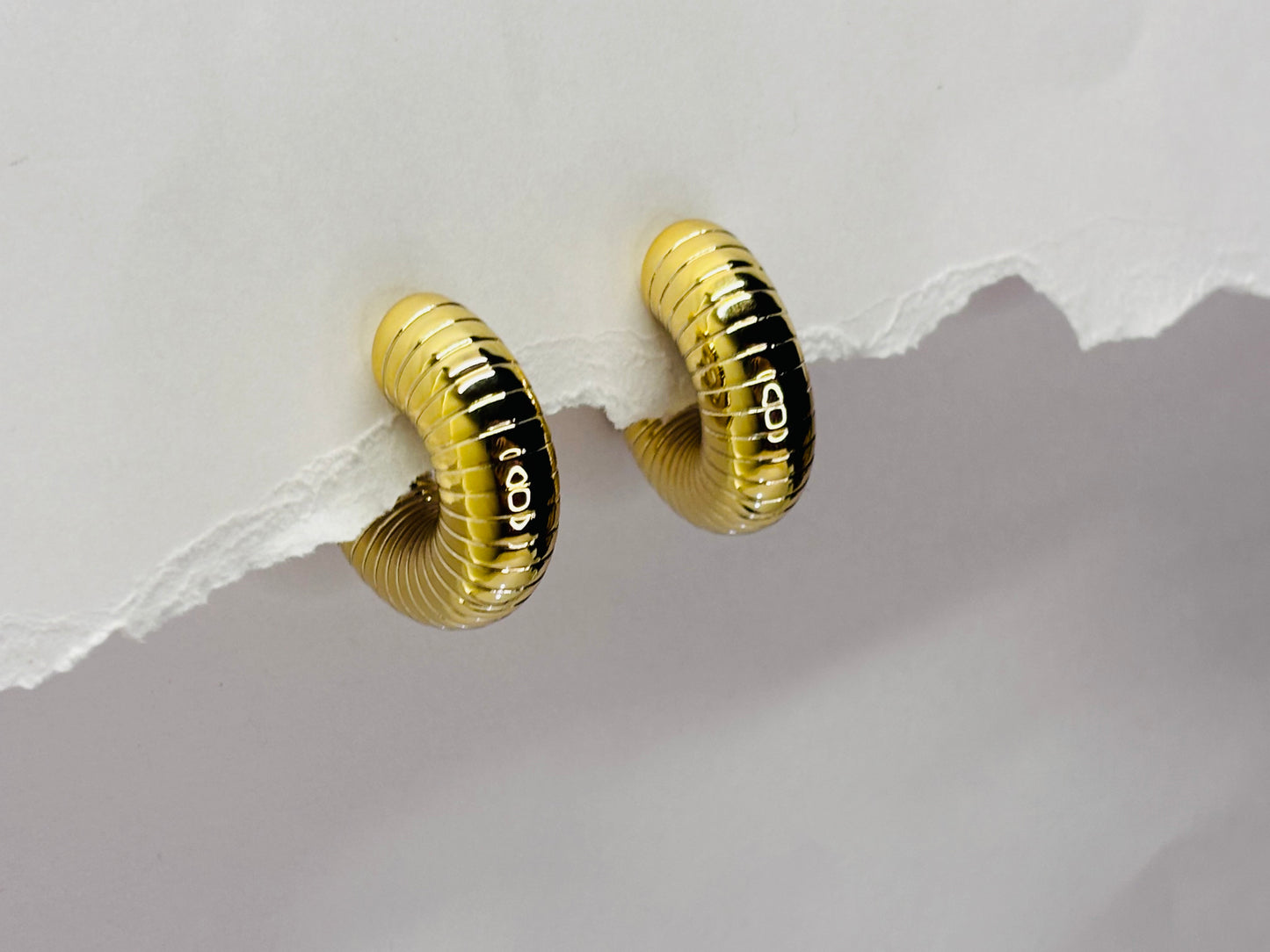 Half circle earring