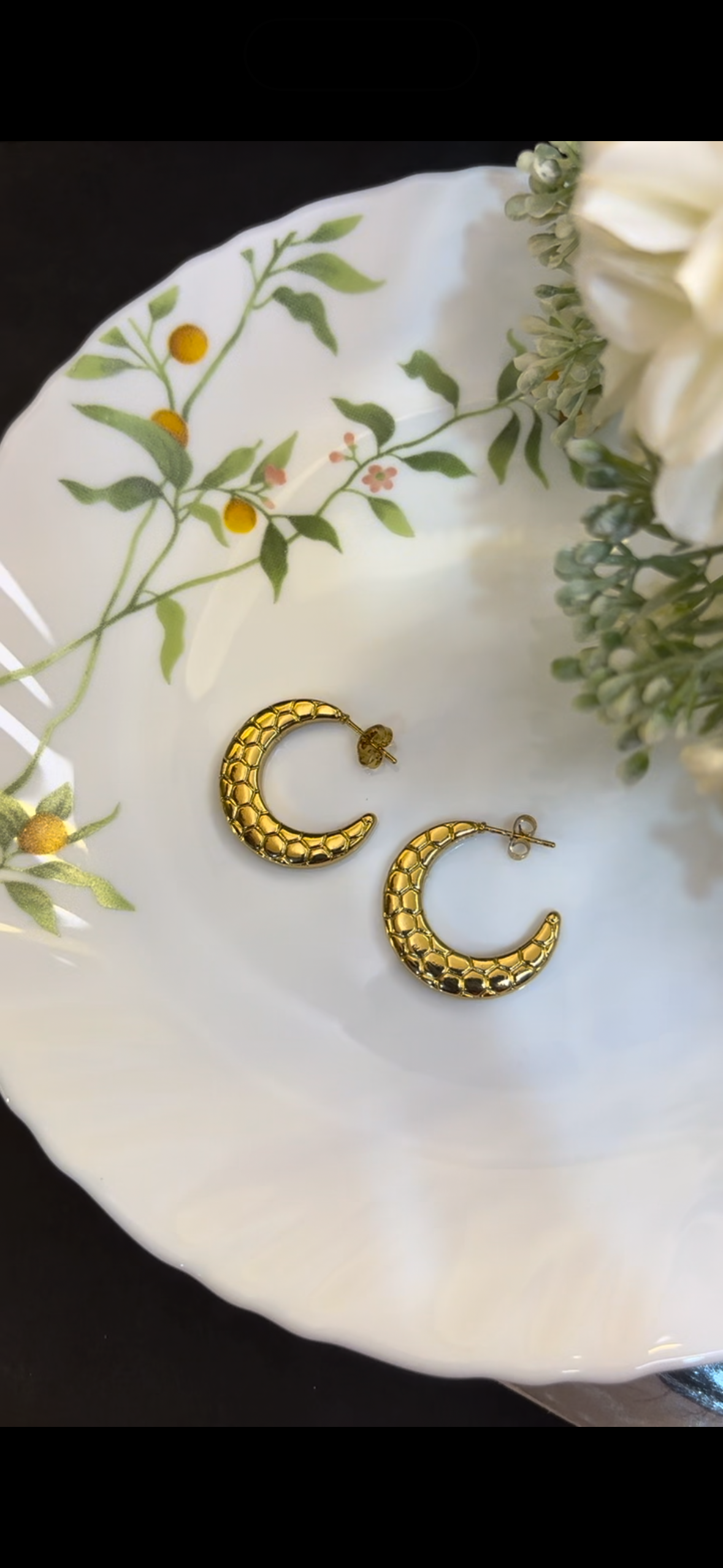 Moon Shape Earring
