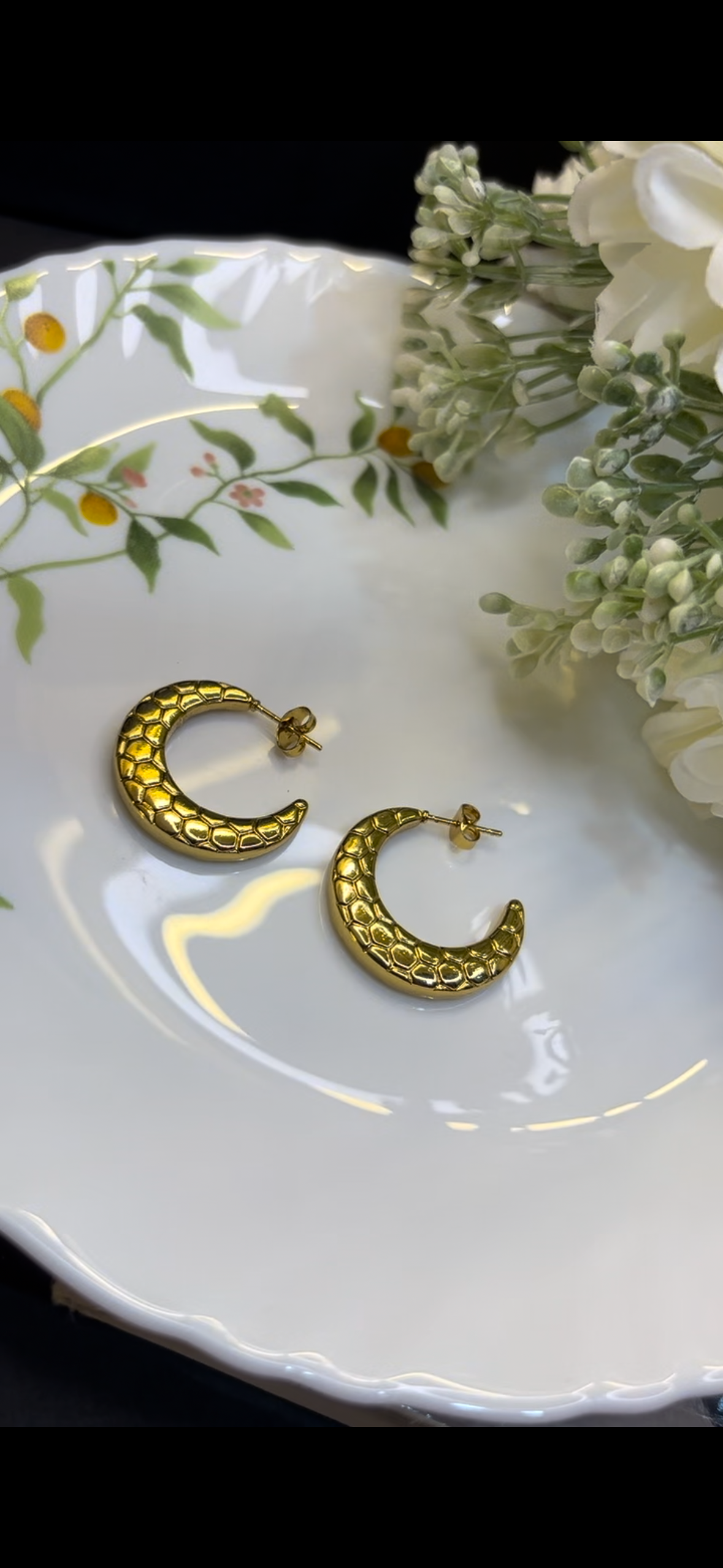 Moon Shape Earring