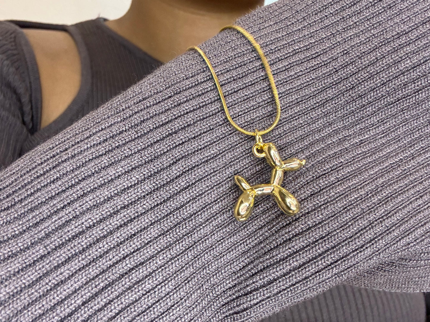 Balloon Dog Necklace